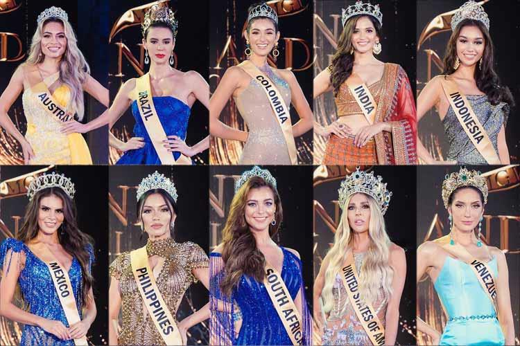 Miss Grand International 2021 Top 15 Final Hot Picks