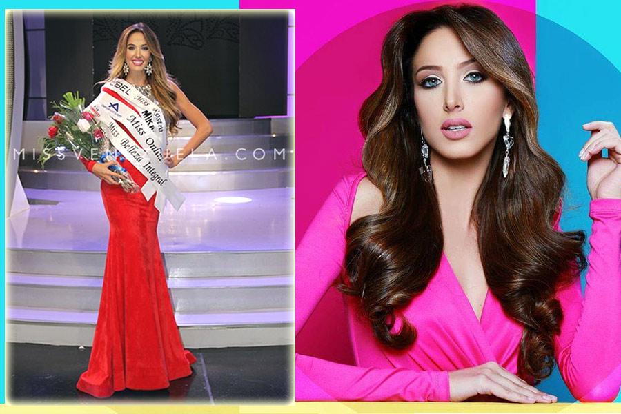 Winner of Miss Online Award at Miss Venezuela 2016 is Rosangelica Piscitelli