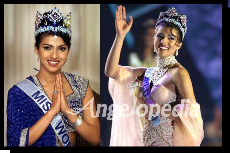 Priyanka Chopra Miss World 2000 from India