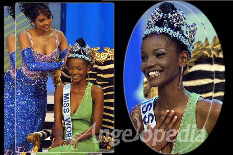 Agbani Darego Miss World 2001 from Nigeria
