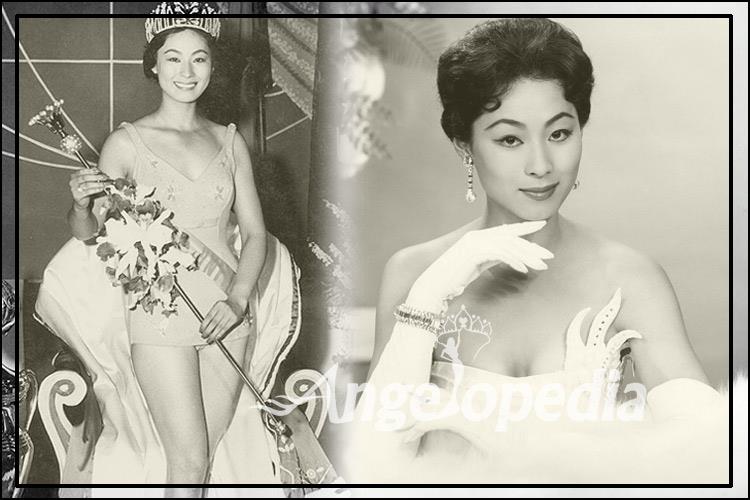 Akiko Kojima Miss Universe 1959 from Japan