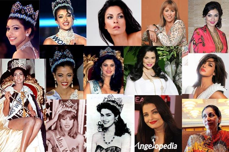 Miss World former winners past and present pictures