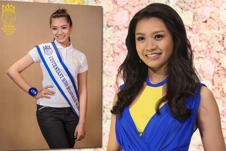 Yamin Thiri Miss Myanmar World 2017 finalist