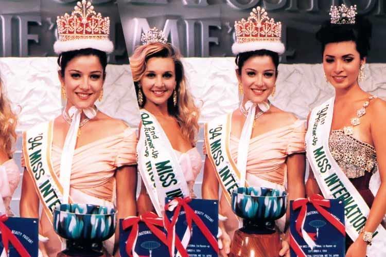 Christina Lekka Miss International 1994 from Greece