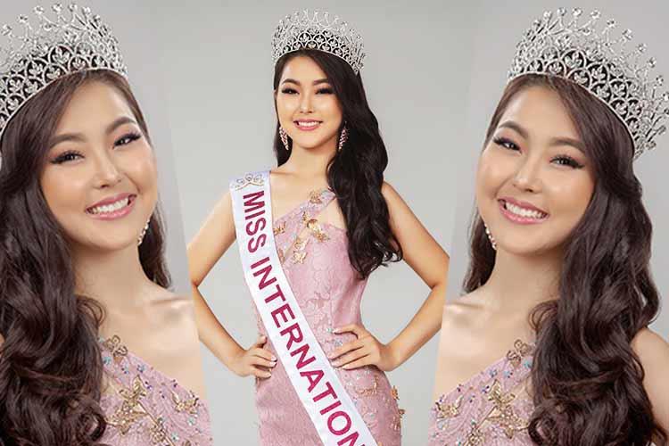 Gunjidmaa Jargalsaikhan Miss International Mongolia 2019 for Miss International 2019