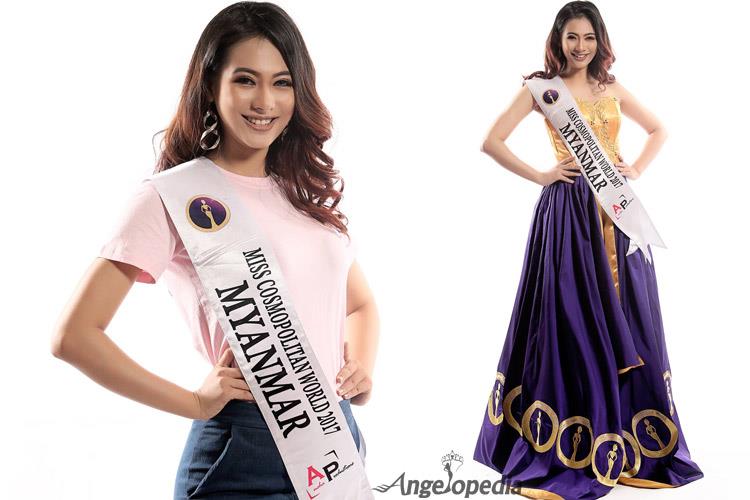 Myat Noe Chit Miss Cosmopolitan World Myanmar 2017