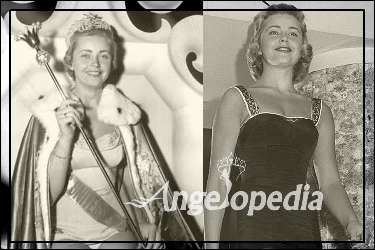 Hillevi Rombin Miss Universe 1955 from Sweden