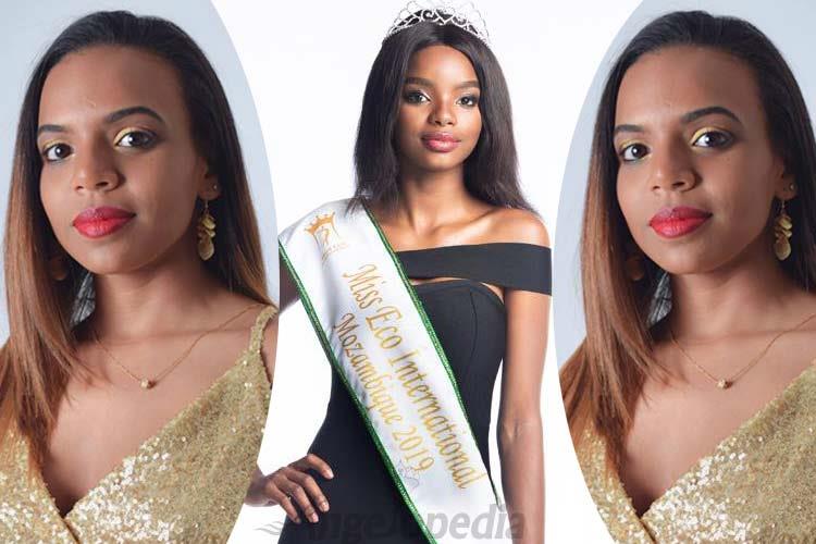 Keilla Cesaria Miss Eco Mozambique 2019 for Miss Eco International 2019