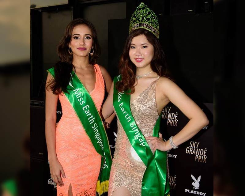 Elizabeth Lee crowed Miss Earth Singapore 2017