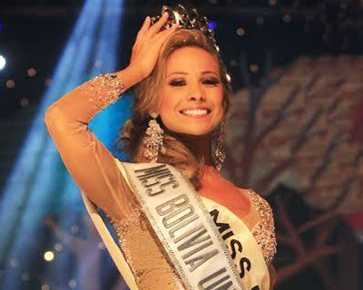 Romina Rocamonje crowned Reina Hispanoamericana 2014