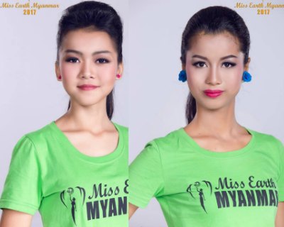 Miss Earth Myanmar 2017 contestants Headshots