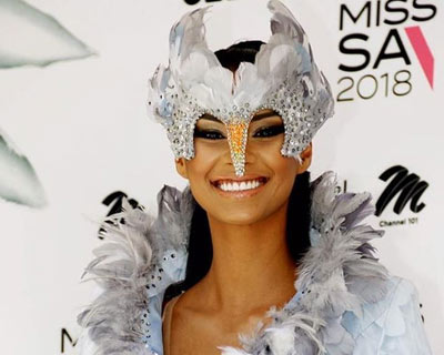 Tamaryn Green reveals her national costume ahead of her bid in Miss Universe 2018