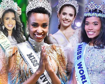 Winners of the Major International Beauty Pageants of 2019