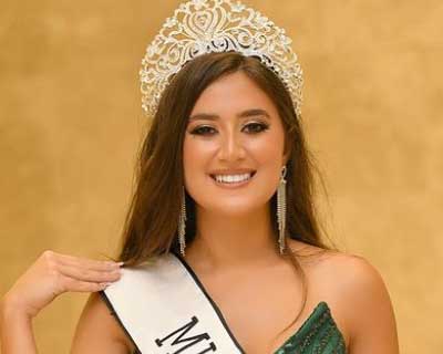 Nadeen Elgayar crowned Miss Egypt 2021