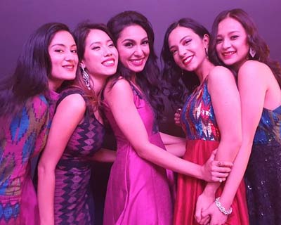 Miss Nepal 2019 queens walk for Fashion from Home