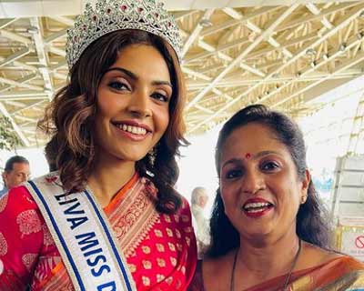 Miss Diva Universe 2022 Divita Rai receives a warm homecoming in Mangalore