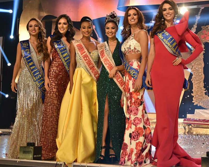 Teresita Ssen Marquez crowned Reina Hispanoamericana 2017