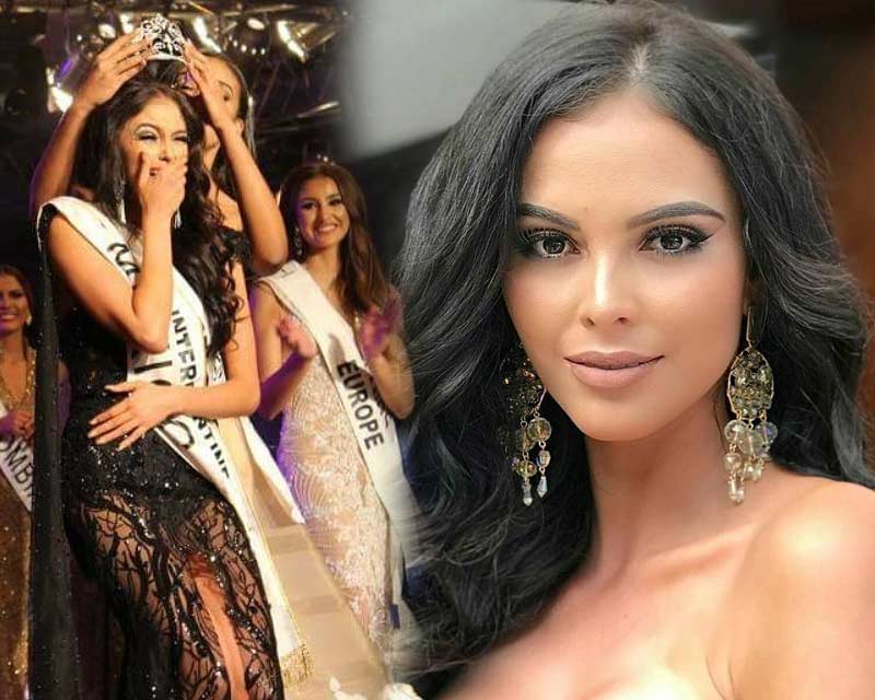 Verónica Salas Vallejo of Mexico crowned Miss Intercontinental 2017