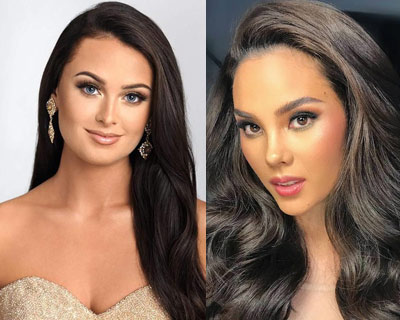 Catriona Gray, Helena Heuser and Emma Strandbergh reunite in Miss Universe 2018