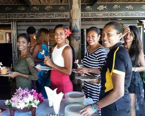 Miss World Fiji 2017 finalists at Golden Point Resort