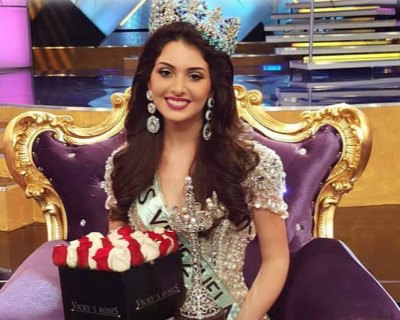 Diana Croce crowned as Miss Mundo Venezuela 2016