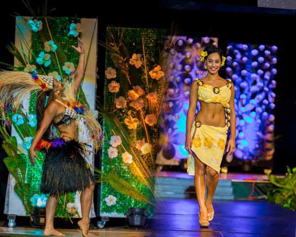 Miss Cook Islands 2017 contestants displayed radiant vibes through their costumes