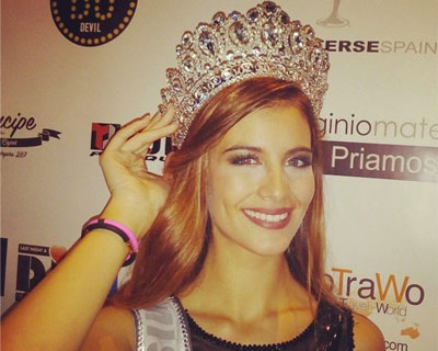 Desiree Cordero crowned Miss Universe Spain 2014