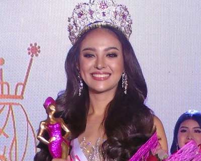 Peerachada Khunrak of Thailand crowned Face of Beauty International 2019