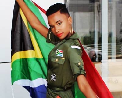 South Africa’s Zozibini Tunzi departs for Atlanta, USA for Miss Universe 2019