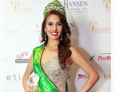 Manuela Bruntraeger crowned as Miss Earth Singapore 2016