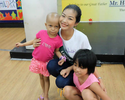 Miss Philippines Earth 2017 contestants visited Nayon ng Kabataan: Child house