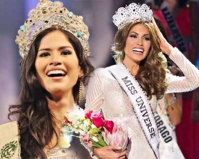 First crowned South American queens at Big 4 major beauty pageants in the decade (2011-2020)