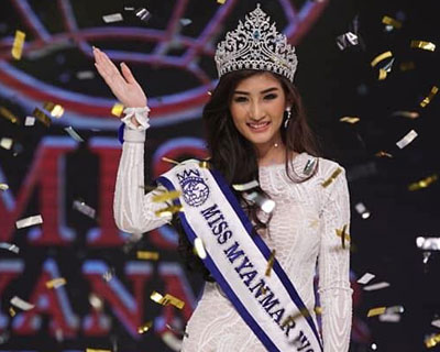 Han Thi crowned Miss Myanmar World 2018