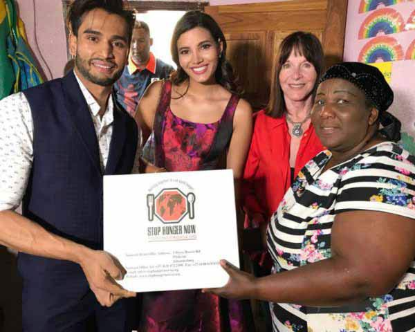 Miss World Team visits Mpumelelo Creche as part of Stop Hunger Now program