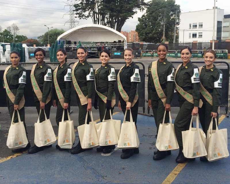 Miss Earth Colombia 2017 Contestants ready for the finale tomorrow