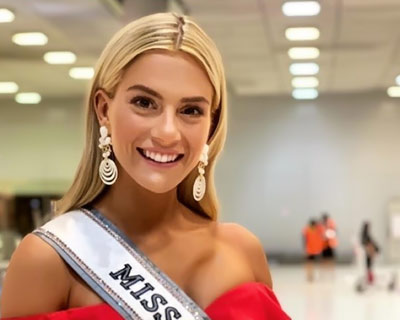 Sarah Rose Summers departs for Bangkok to begin her journey in Miss Universe 2018