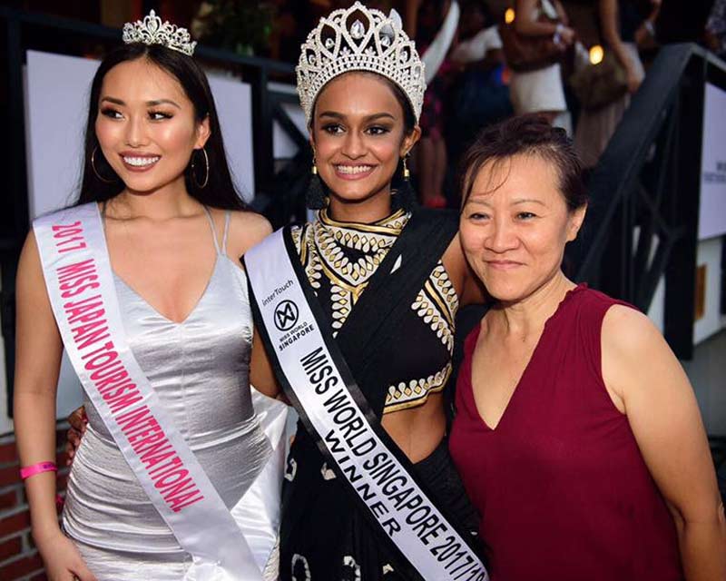 Laanya Asogan crowned Miss World Singapore 2017