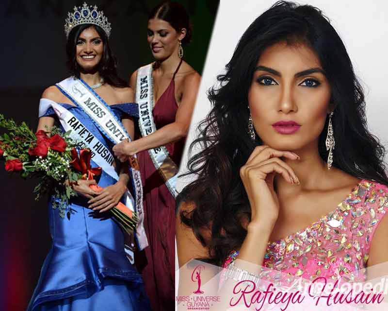 Rafieya Husain crowned Miss Universe Guyana 2017