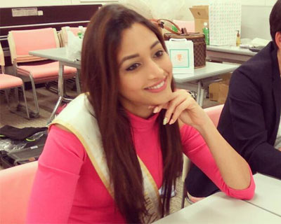 Miss Supranational 2016 Srinidhi Shetty touring Japan