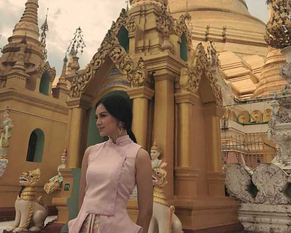 Kylie Verzosa meets Miss Myanmar International 2017 contestants
