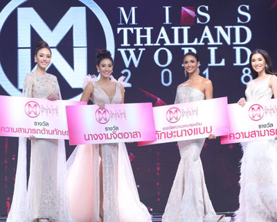 Miss Thailand World 2018 Preliminary Competition Results