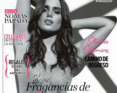 Stephania Stegman featured in Vanidades Paraguay Magazine