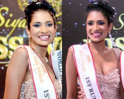 Jayathi De Silva crowned as Miss Universe Sri Lanka 2016