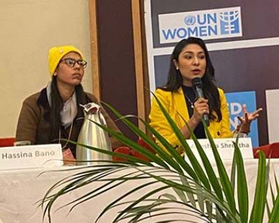 Nepal’s Anushka Shrestha talks gender equality at National Youth Conference