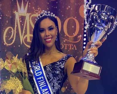 Emilia Lepomäki crowned Miss World Finland 2021
