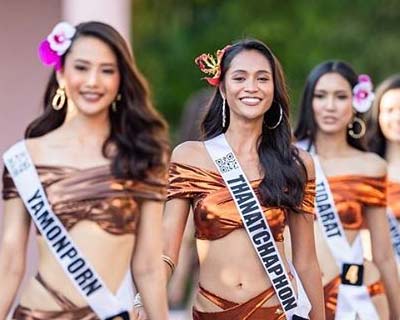 Miss Universe Thailand 2019 contestants dazzle at the swimsuit competition