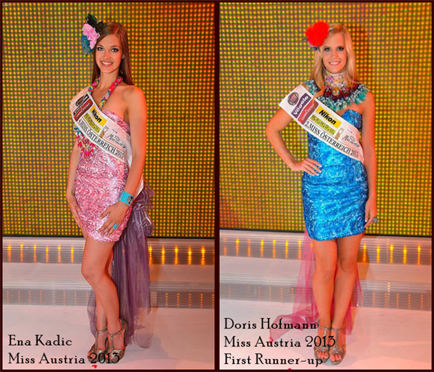 Miss Austria 2013 - Winner & First Runner-up