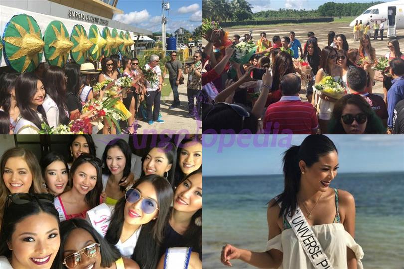 Miss Universe 2016 first batch of delegates visit Siargao
