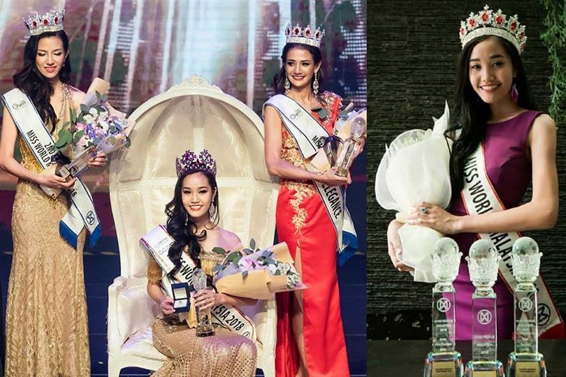 Larissa Ping crowned Miss World Malaysia 2018