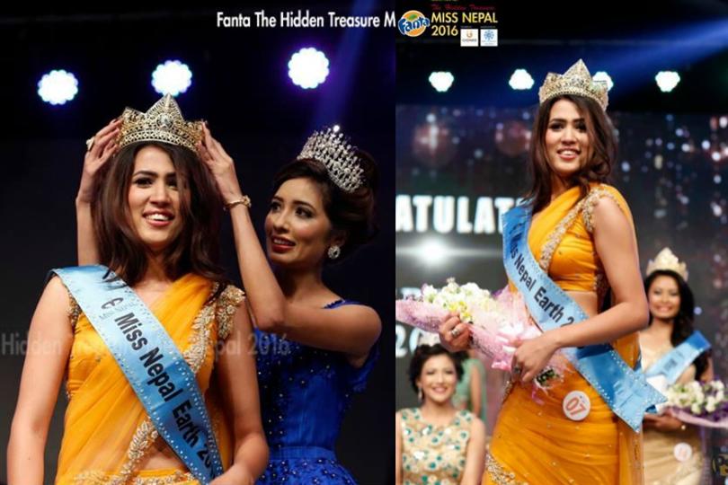 Roshani Khatri crowned as Miss Nepal Earth 2016